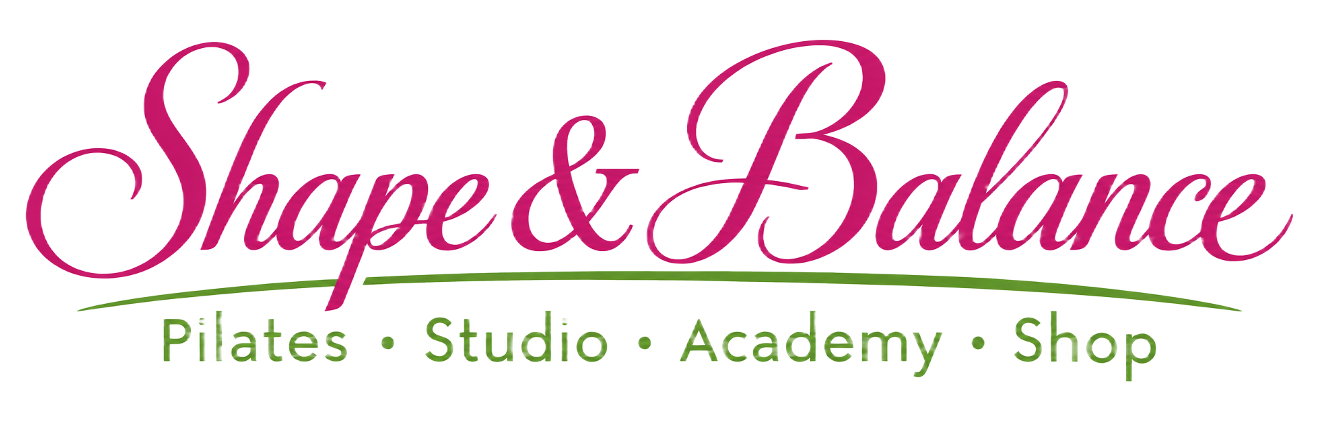 Shape & Balance – Pilates · Studio · Academy · Shop